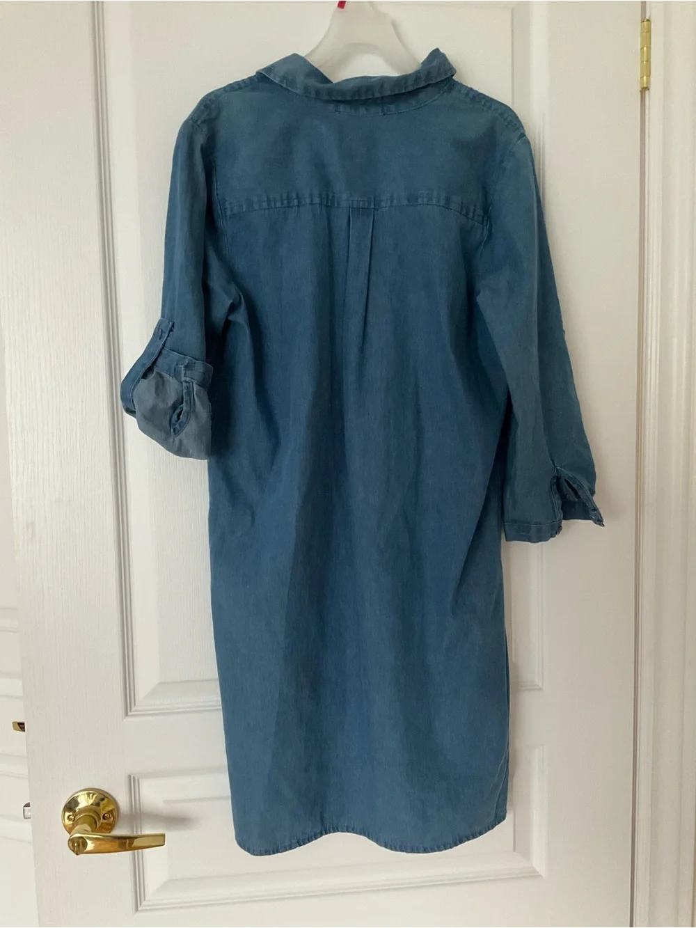 imPRESS Blue Lace-Up Long Shirt - Size S - Picture 9 of 13